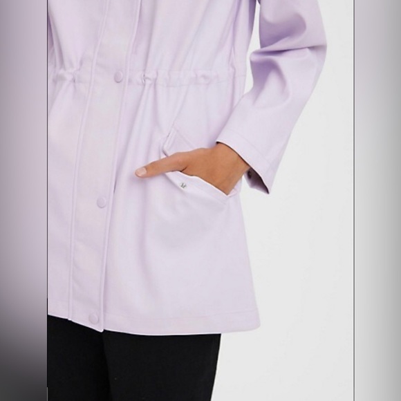 NWT Vero Moda Malou Coated Attached-Hood Jacket - Picture 3 of 4